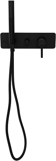 Allen Brau Смеситель для душа Priority 5.31009-31 (с внутренней частью, 2 хода) черный матовый – фотография-8